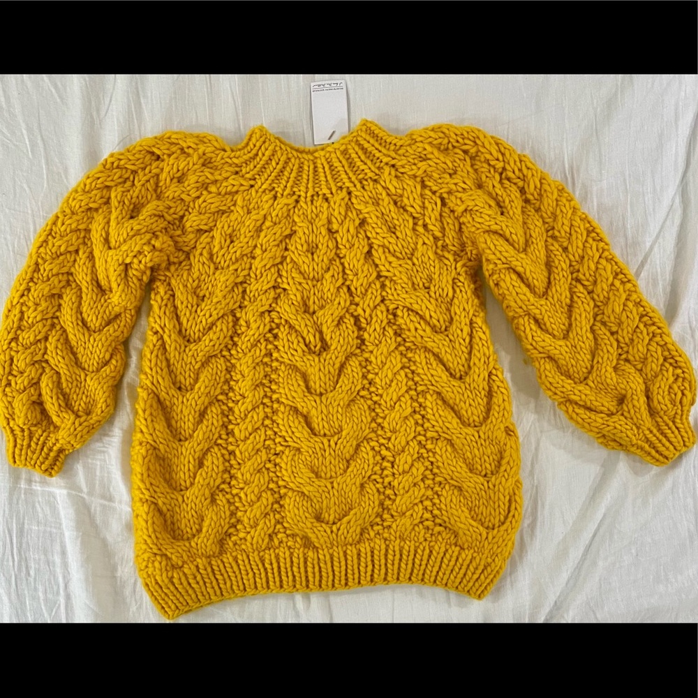 💍SOLD💍 Mr Mittens Maxi Chunky Cable Sweater - Picture 2 of 9